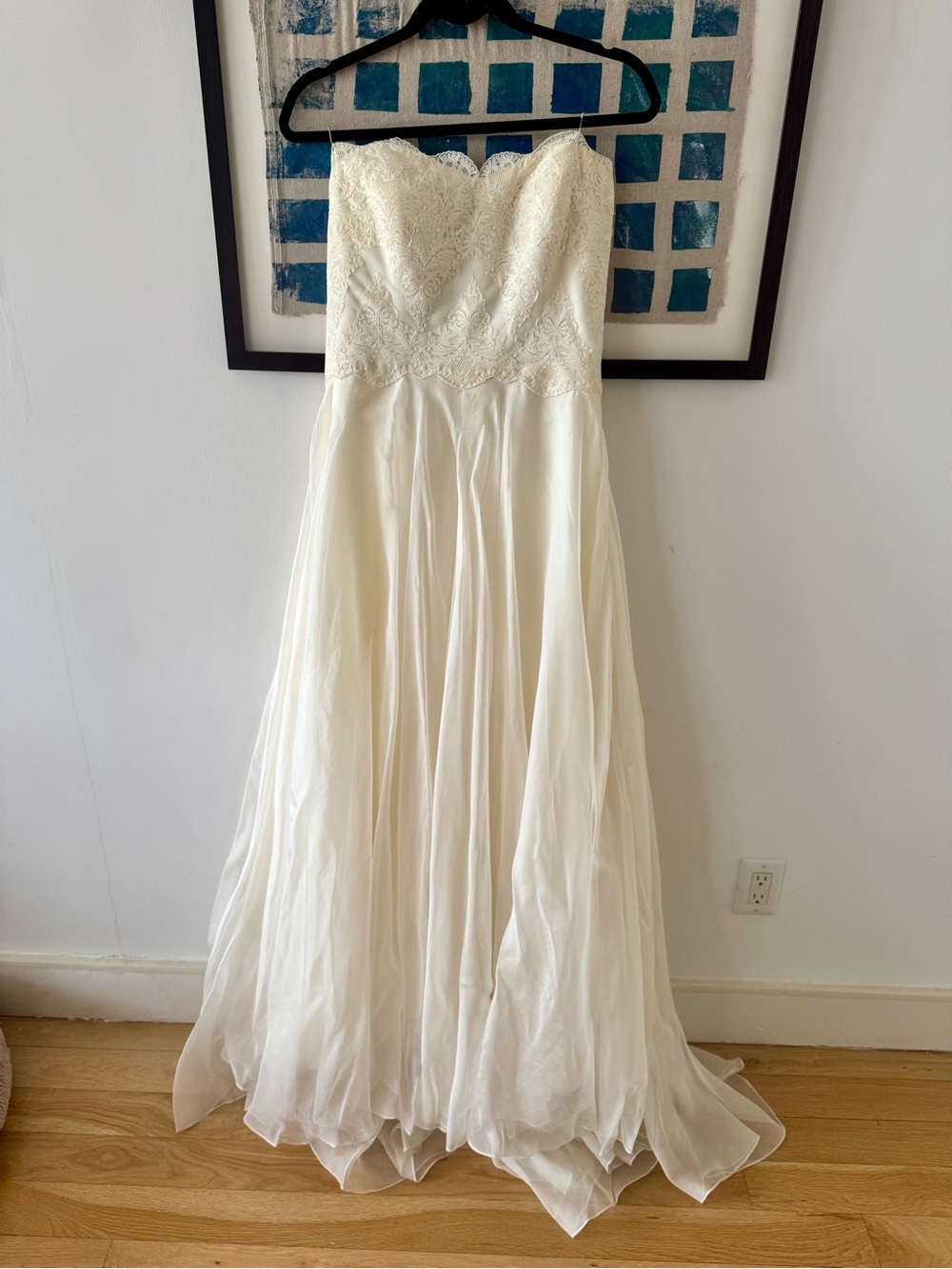Watters Rada Gown Ivory 12 Altered to 8 (Style 5074B, 2014)